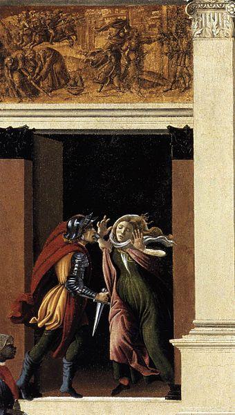 Sandro Botticelli The Story of Lucretia oil painting image